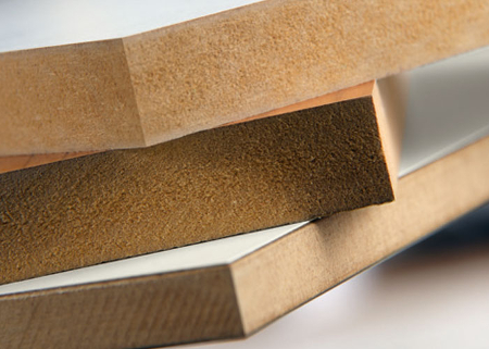 M.D.F. (Medium Fibre Board)